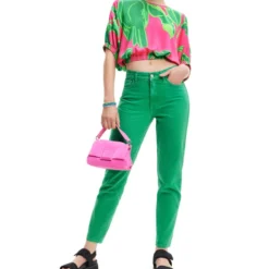 Desigual Jeans Mom Fit Mujer -Tienda Barata Femvesti 43004718 x3