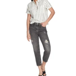 Armani Exchange Jeans Boyfriend Crop Mujer -Tienda Barata Femvesti 43005534 x3