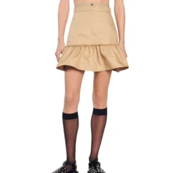 Sandro Falda Corta De Corte Ajustado Mujer