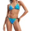 Desigual Bikini Bottom Reversible Con Flores Mujer