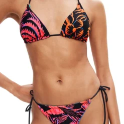 Desigual Bikini Bottom Reversible Con Flores Mujer -Tienda Barata Femvesti 43010528 x4