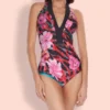 Traje De Baño Floral Multicolor Mujer
