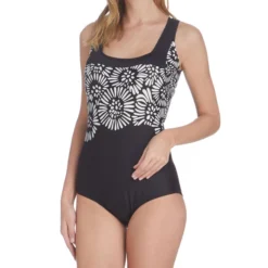 Maillot Con Estampado Floral Mujer
