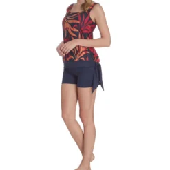 Tankini Con Hojas Mujer -Tienda Barata Femvesti 43012243 x3