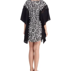 Kaftan Floral Manga Corta Mujer -Tienda Barata Femvesti 43012261 x2