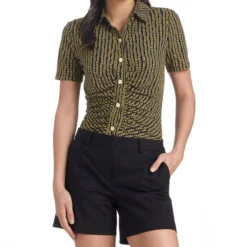 Michael Kors Blusa Top Con Estampado Mujer