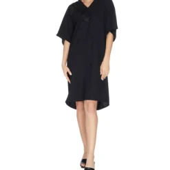 Vestido Formal Midi Amplio Liso Mujer