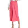 Calvin Klein Falda Larga Corte A Mujer