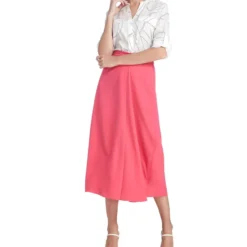 Calvin Klein Falda Larga Corte A Mujer -Tienda Barata Femvesti 43038141 x3