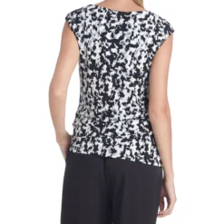 Calvin Klein Blusa De Cuello Asimétrico Sin Mangas Mujer -Tienda Barata Femvesti 43038204 x2