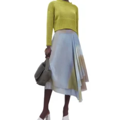 ADOLFO DOMINGUEZ Falda Midi De Corte Regular Con Print Mujer -Tienda Barata Femvesti 43042582 x3