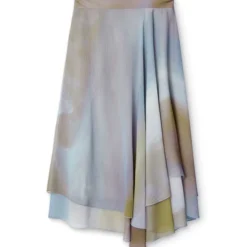 ADOLFO DOMINGUEZ Falda Midi De Corte Regular Con Print Mujer -Tienda Barata Femvesti 43042582 x5