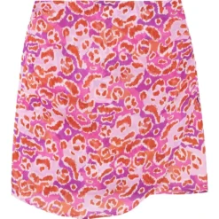 Scalpers Falda Mini Cruzada De Corte Recto Estampada Mujer