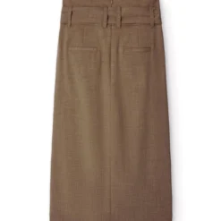 ADOLFO DOMINGUEZ Falda Midi De Corte Recto Jaspeada Mujer -Tienda Barata Femvesti 43047602 x5