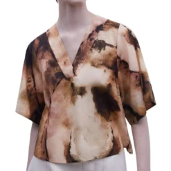 ADOLFO DOMINGUEZ Blusa Multicolor Manga 3,4 Mujer