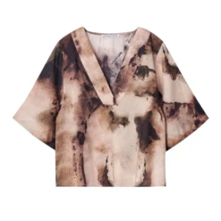 ADOLFO DOMINGUEZ Blusa Multicolor Manga 3,4 Mujer -Tienda Barata Femvesti 43047789 x5