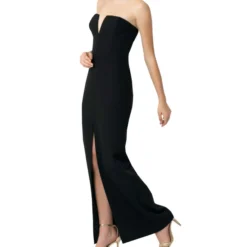BCBGMAXAZRIA Vestido Maxi De Noche Con Hombros Descubiertos Mujer -Tienda Barata Femvesti 43048105 x3