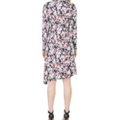 BCBGMAXAZRIA Vestido Mini Asimétrico Multicolor Mujer -Tienda Barata Femvesti 43048553 x2