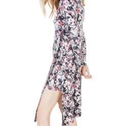 BCBGMAXAZRIA Vestido Mini Asimétrico Multicolor Mujer -Tienda Barata Femvesti 43048553 x4