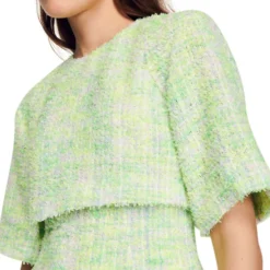 Sandro Vestido Mini Jaspeado Mujer -Tienda Barata Femvesti 43048959 x5