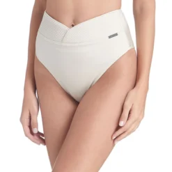 Calvin Klein Bikini Bottom Acanalado Mujer