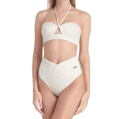 Calvin Klein Bikini Bottom Acanalado Mujer -Tienda Barata Femvesti 43049457 x3