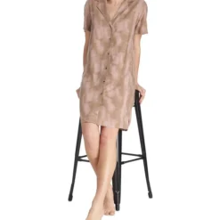 Calvin Klein Camisón Largo Moteado Mujer -Tienda Barata Femvesti 43054664 x3