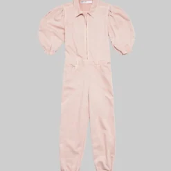 Jumpsuit De Mezclilla De Corte Recto Mujer -Tienda Barata Femvesti 43055153 x4