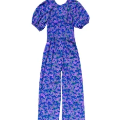 Jumpsuit De Corte Recto Con Flores Mujer -Tienda Barata Femvesti 43055218 x4