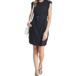Calvin Klein Vestido Mini Camisero Mujer -Tienda Barata Femvesti 43058434 x3