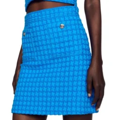 Sandro Falda Midi De Corte Evasé Mujer -Tienda Barata Femvesti 43059951 x4