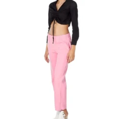 Blusa Cropped De Manga Larga Mujer -Tienda Barata Femvesti 43061949 x3