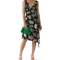 Vestido Midi Floreado Mujer -Tienda Barata Femvesti 43063945 x3