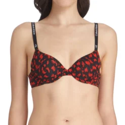 Calvin Klein Brasier Moteado Con Varilla En Copa