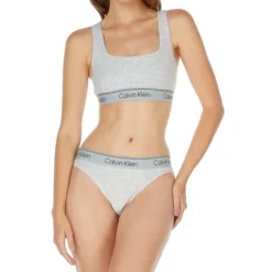 Calvin Klein Tanga Jaspeada Con Logotipo Mujer -Tienda Barata Femvesti 43064259 x3