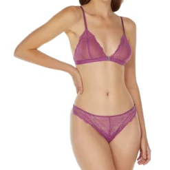 Calvin Klein Tanga Lisa Con Encaje Mujer -Tienda Barata Femvesti 43064273 x3