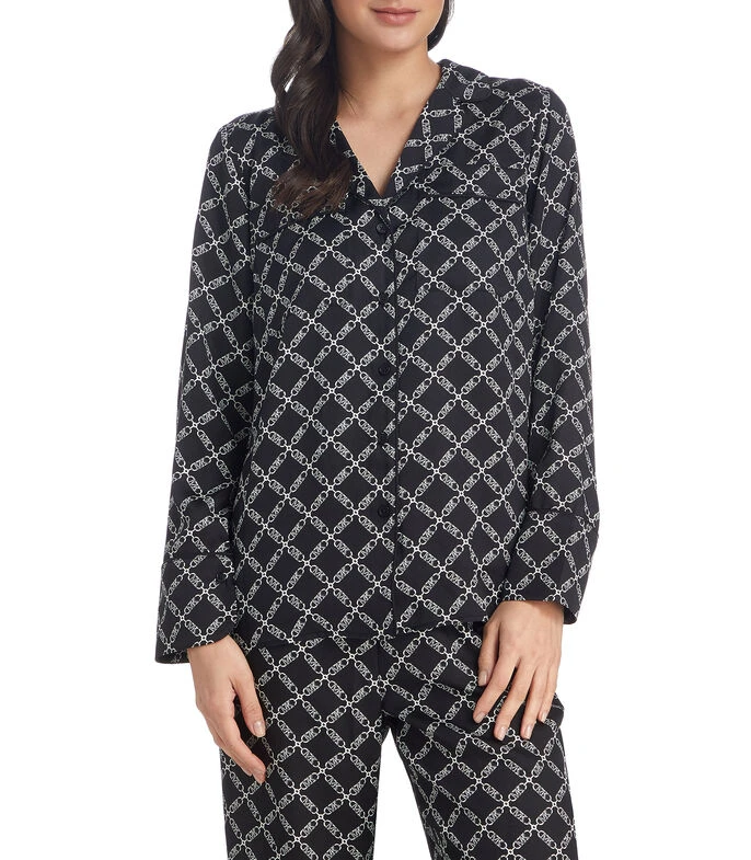 Michael Kors Blusa Estampada Manga Larga Mujer 1 Michael Kors Blusa Estampada Manga Larga Mujer