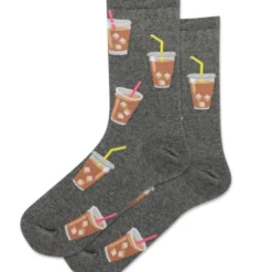 Calcetín Con Café Helado Mujer