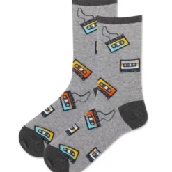 Calcetín Con Cassettes Mujer