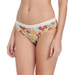 Skiny Bikini Con Flores En Mosaico Mujer