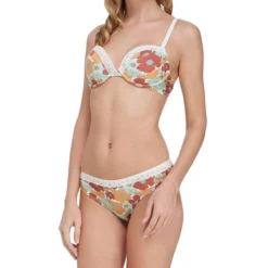 Skiny Bikini Con Flores En Mosaico Mujer -Tienda Barata Femvesti 43078117 x3