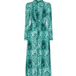 Whistles Vestido Midi Con Animal Print Mujer -Tienda Barata Femvesti 43080868 x4