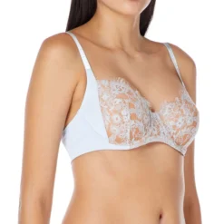 Brasier Con Varilla En Copa Y Encaje Floral