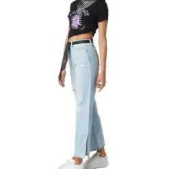 Jeans Recto Mujer -Tienda Barata Femvesti 43084023 x3