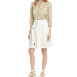 Blusa De Cuello Mao Y Manga 3,4 Mujer -Tienda Barata Femvesti 43086080 x3