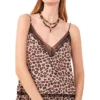 Blusa Con Animal Print Sin Mangas Mujer