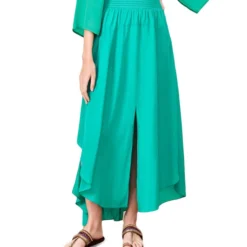 Falda Midi De Corte "A" Asimétrica Mujer