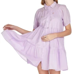 Vestido Camisero Medio Mujer -Tienda Barata Femvesti 43090041 x3