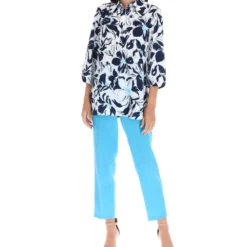 Blusa Estampada Manga 3,4 Mujer -Tienda Barata Femvesti 43098539 x3