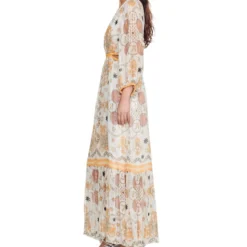 Sandro Vestido Maxi Estampado Mujer -Tienda Barata Femvesti 43101225 x4